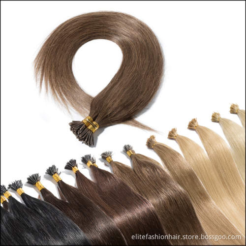 Pre Bonded Keratin Stick In Hair Extensions Long Straight For Women 100 Strands/Pack I Tip Remy Human Hair Extensions stick Hair